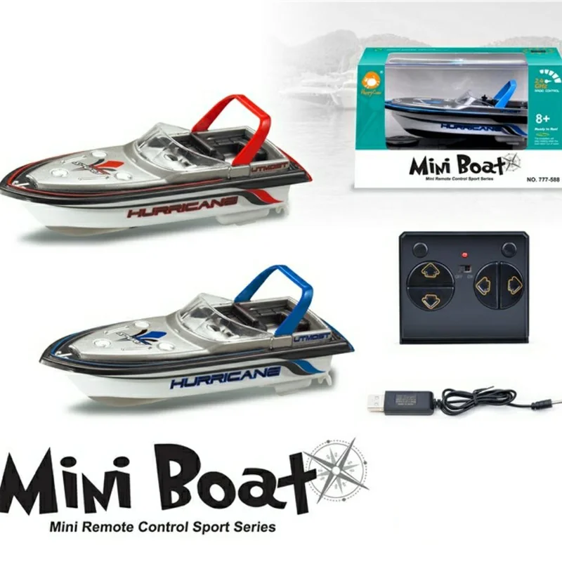 

Mini remote control boat high-speed speed boat can launch small water electric boat charging yacht children's toy