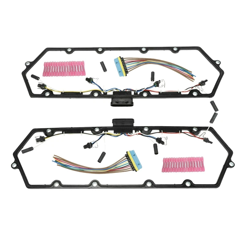 

for Ford 7.3L V8 Fuel Oil Valve Cover Gasket with Injector & Glow Plug Harness Kit