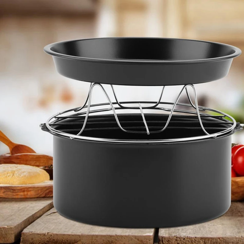 Лидер продаж! Аксессуар для фритюрницы 7 дюймов 3 в 1 набор многофункциональных