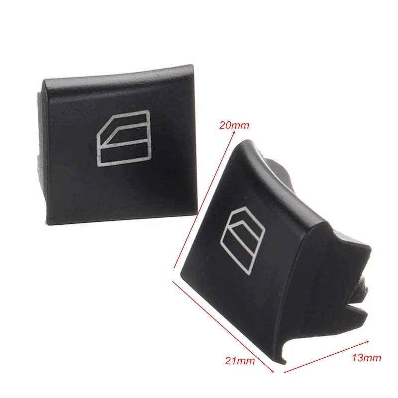 2 шт черный автомобиль электрический переключатель окна Кнопка подъема Левая