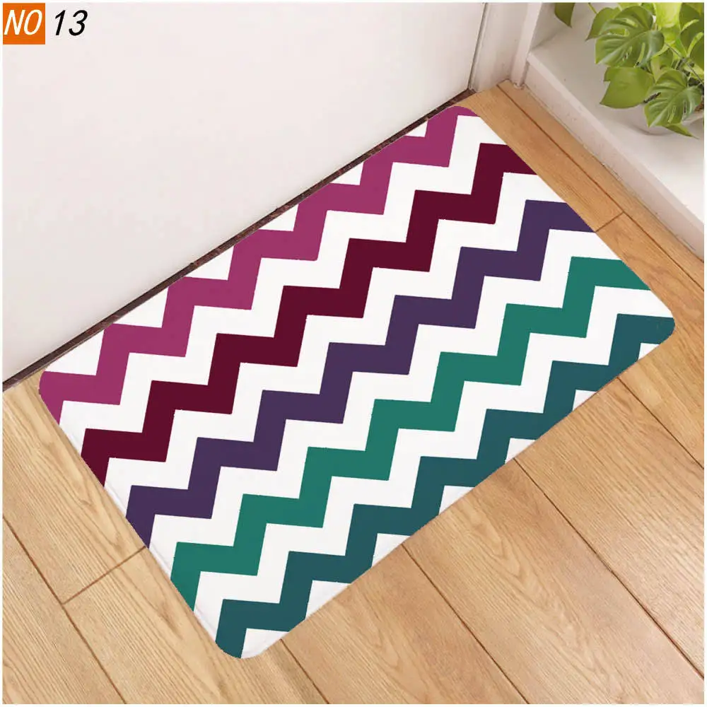 Противоскользящий коврик для ванной OIMG напольный 3D двери с геометрическим