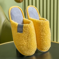 2021autumn winter mens women cotton slippers home indoor antiskid warm couple plush slippers womens soft soles home winter