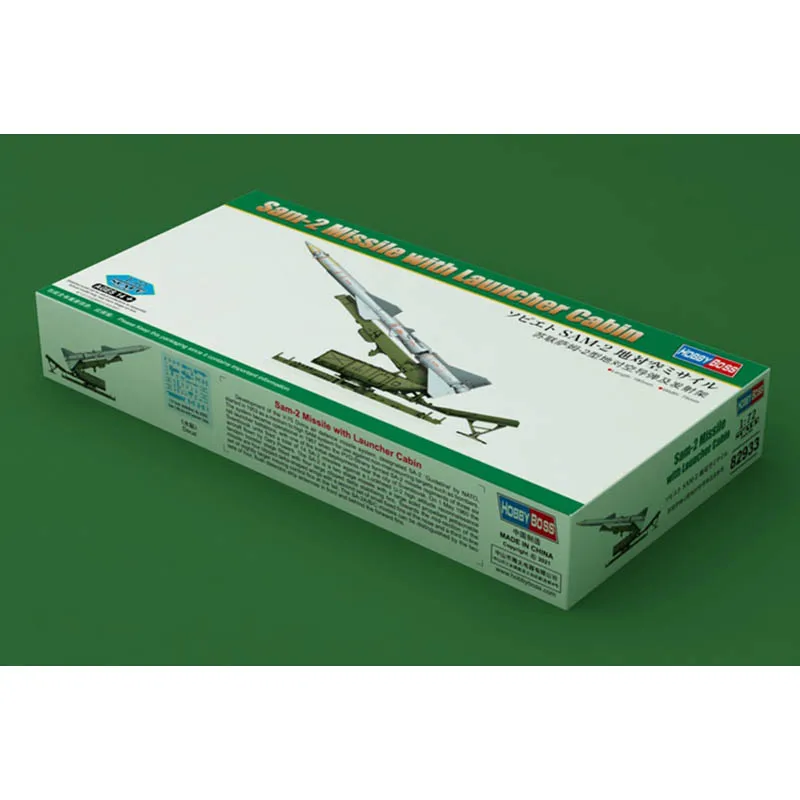

Hobby Boss 82933 1/72 Sam-2 Missile With Launcher Cabin Static Plastic Model Kit Gifts TH18412-SMT2