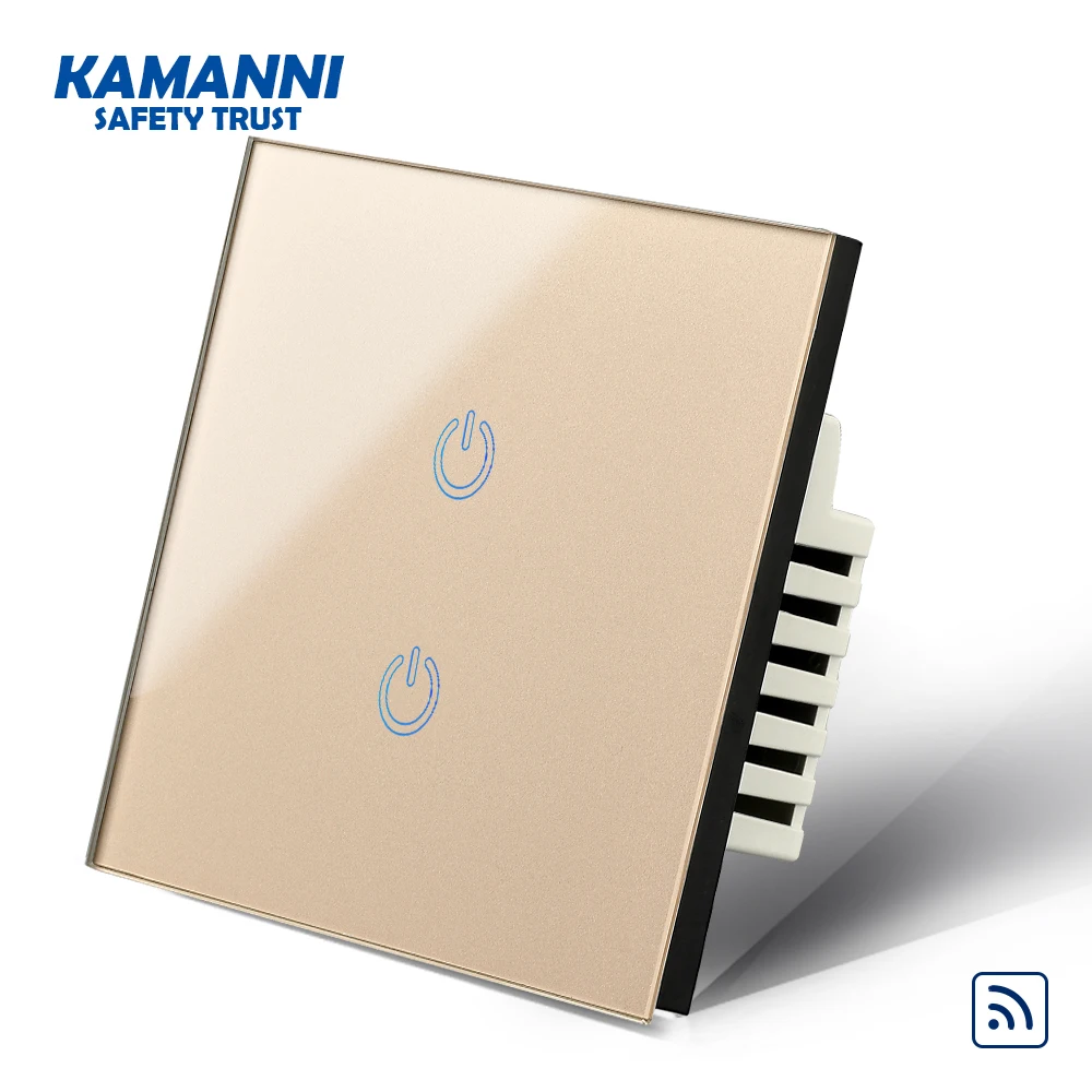 Kamanni умные переключатели 2 Gang WiFi Smart Switch US Standard 1/2/3 1/2 Way App Control умный светиль ник Goole