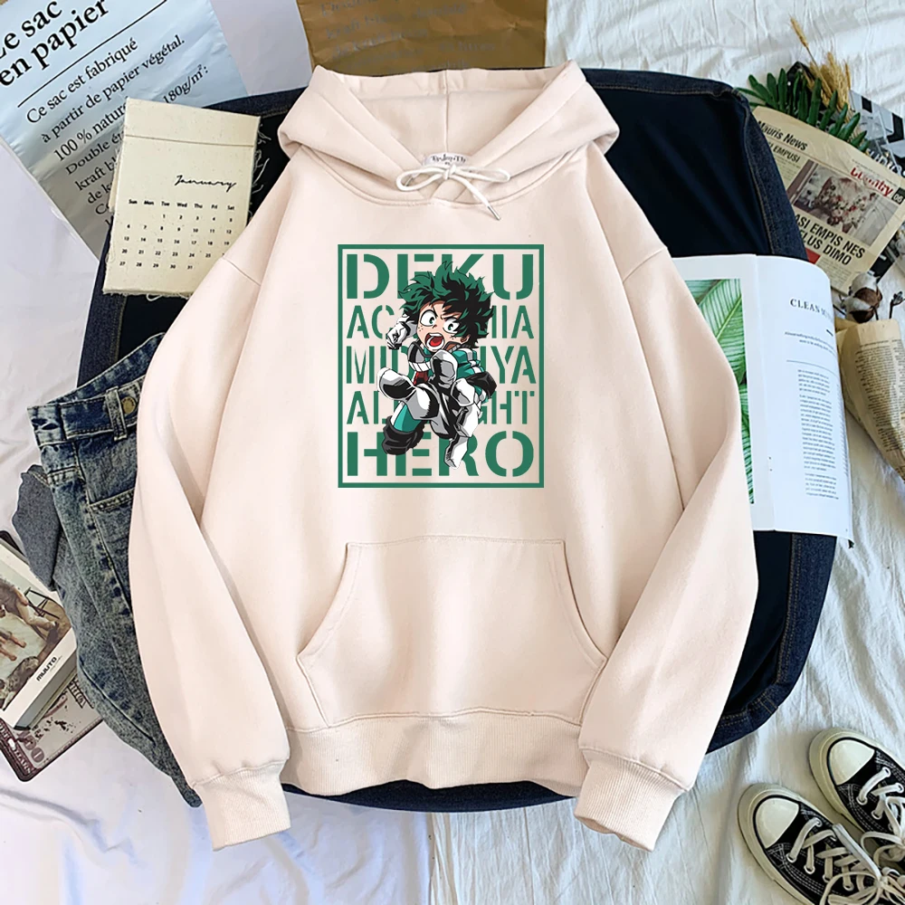 

Толстовка с капюшоном My Hero моя геройская Академия мидория изюку, Мужская модная одежда с круглым вырезом, милый пуловер с круглым вырезом, т...