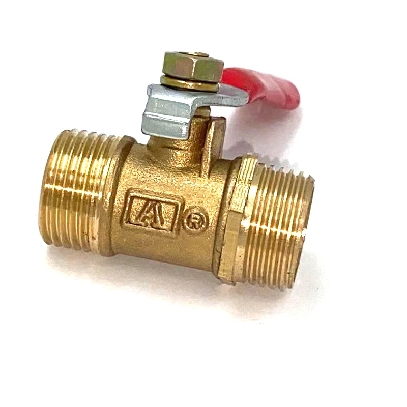 Шаровой клапан 3/8 дюйма с наружной резьбой латунный материал вода газ воздушный