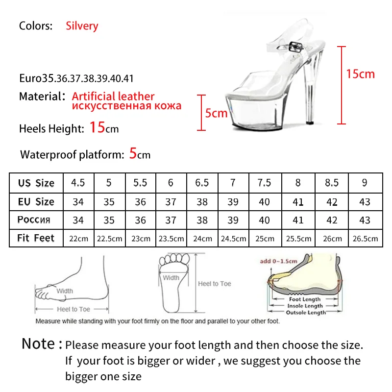 

LEOPARD LAND Summer Fashion Slope Heel Transparent Platform Women's Shoes Cross Strap Sandals Large Size Crystal Women Shoes ZL
