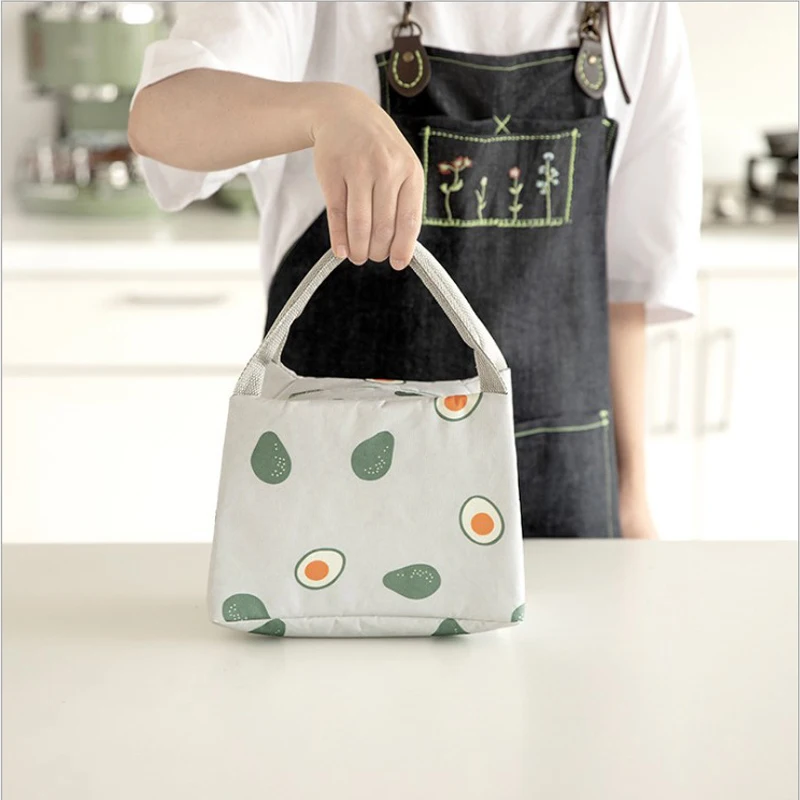 Портативная сумка для ланча льда толстая Холщовая Сумка из алюминиевой фольги с