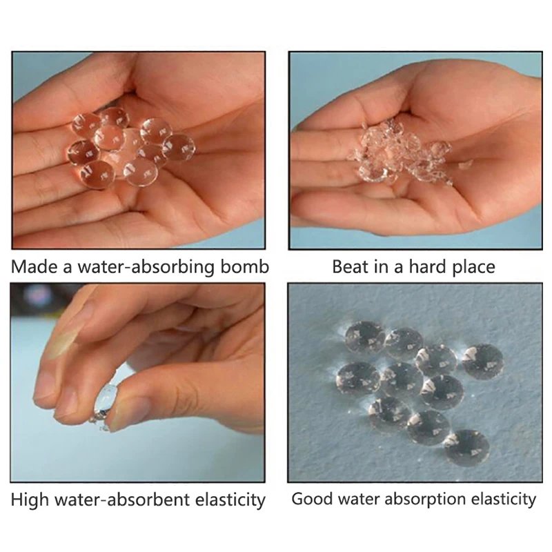 Игрушечный водный пистолет бомбы с украшением в виде кристаллов мягкой пулей