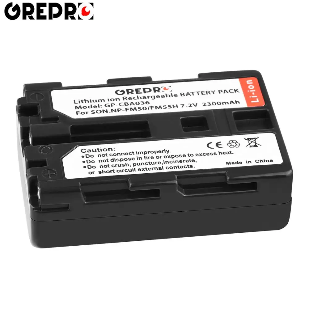 2 шт. аккумулятор NP FM50 FM55H с зарядным устройством USB жк-экраном для Sony | Электроника