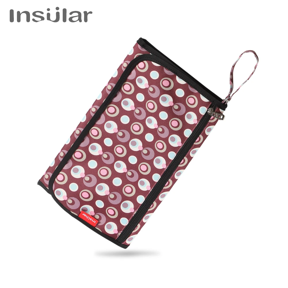 Insular 3 в 1 Водонепроницаемый пеленальный коврик пеленки Путешествия