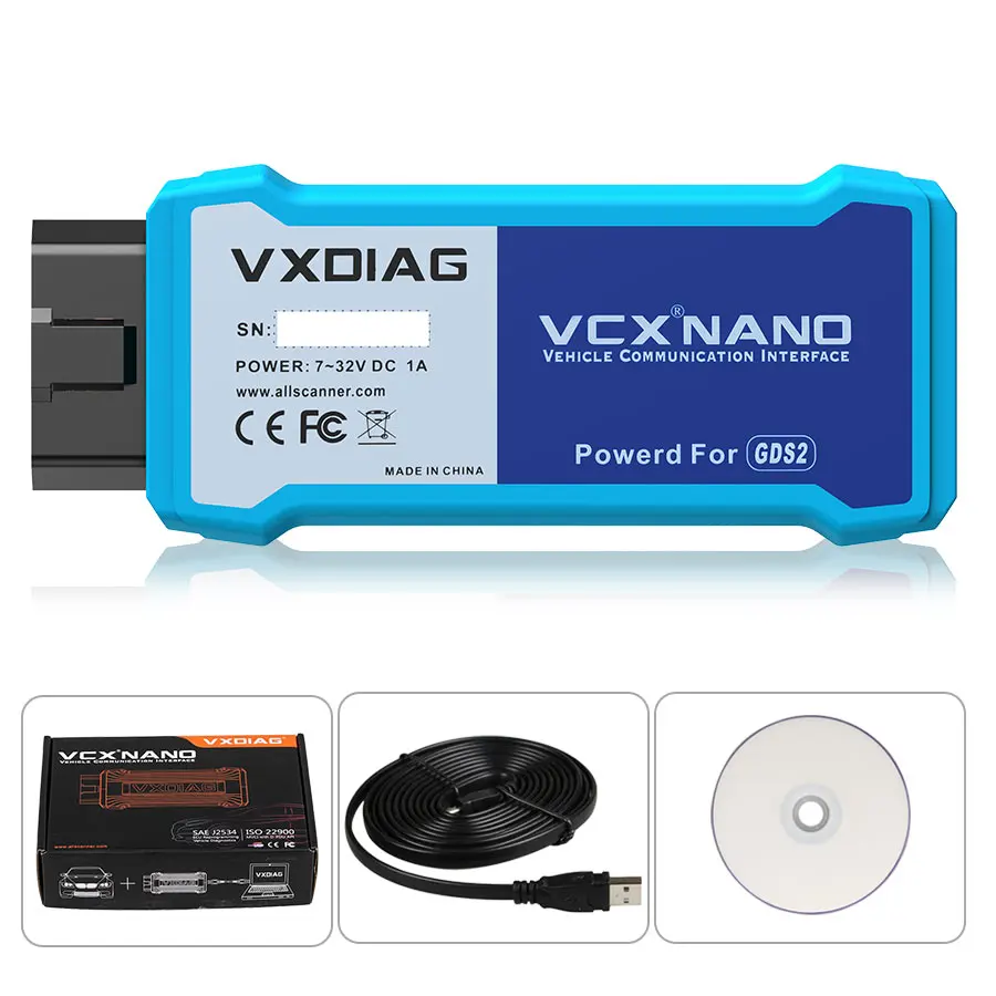 VXDIAG VCX NANO для GM/OPEL GDS2 диагностический инструмент WIFI версия | Автомобили и