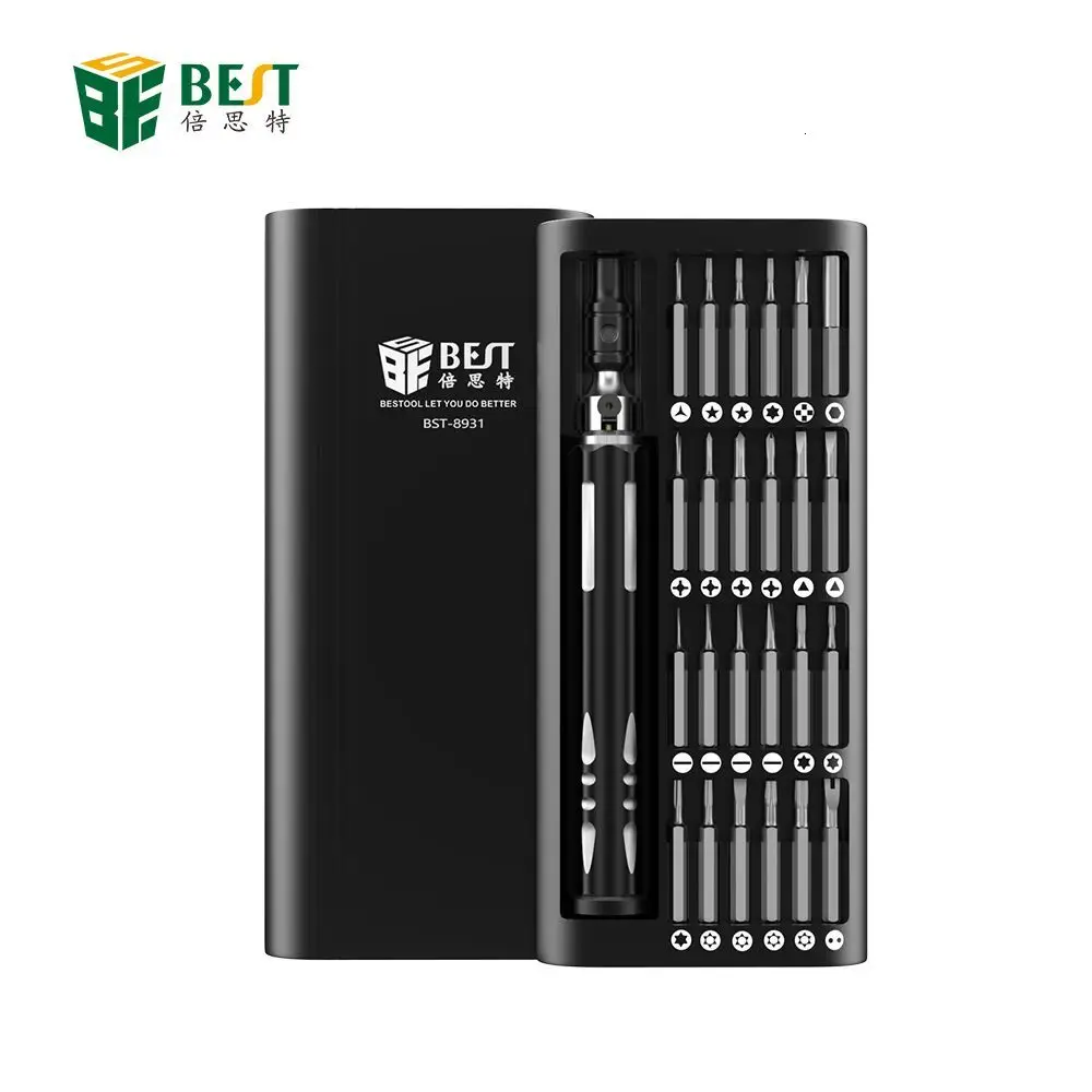 BST-8931 25 In 1 Gift Mini Screwdriver Set With Premium Quality Aluminum Case High Quality Precision Screwdriver Set