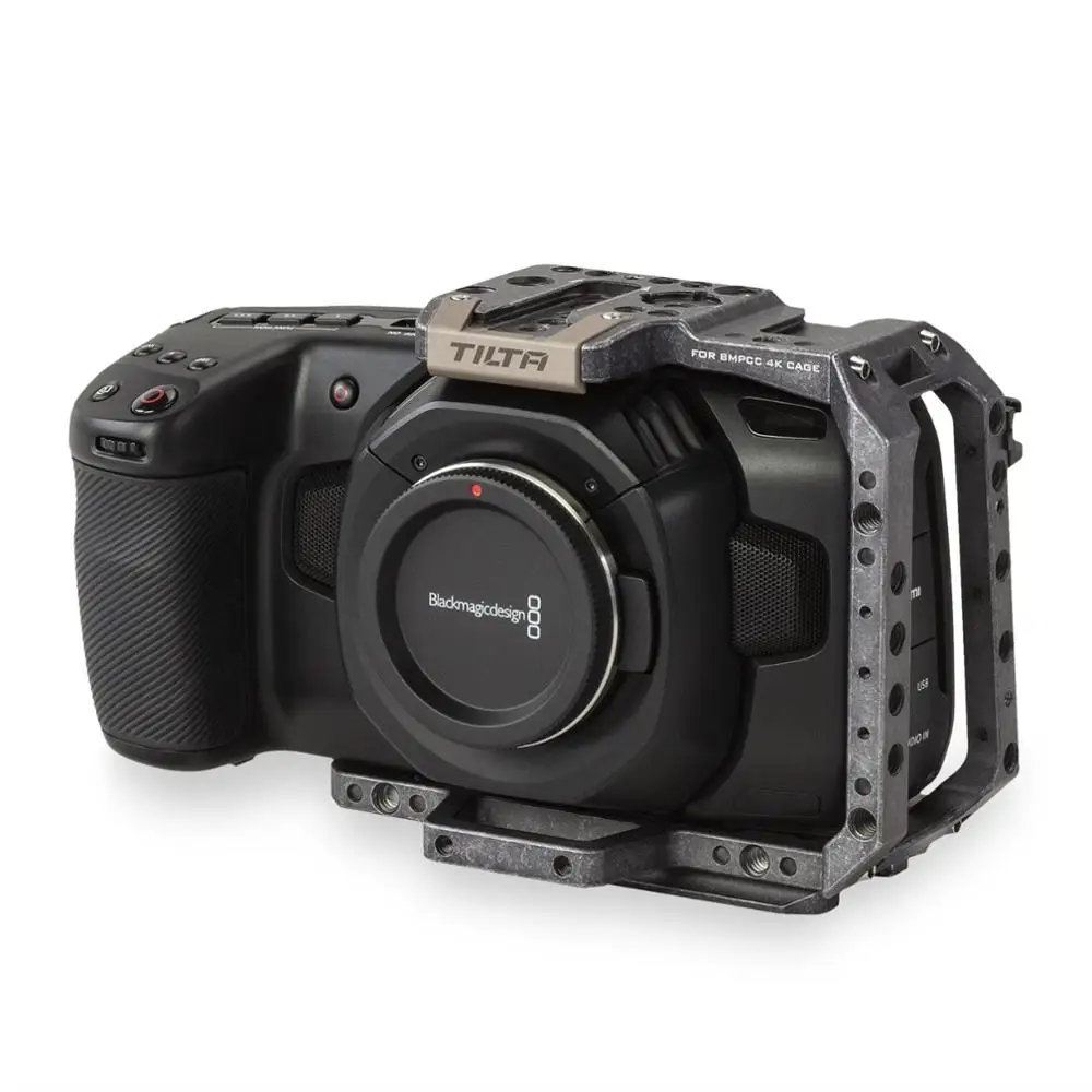 

TILTA BMPCC 4K 6K Cage Half Cage DSLR rig for BMD BlackMagic Pocket Cinema Camera 4K 6K Half camera cage