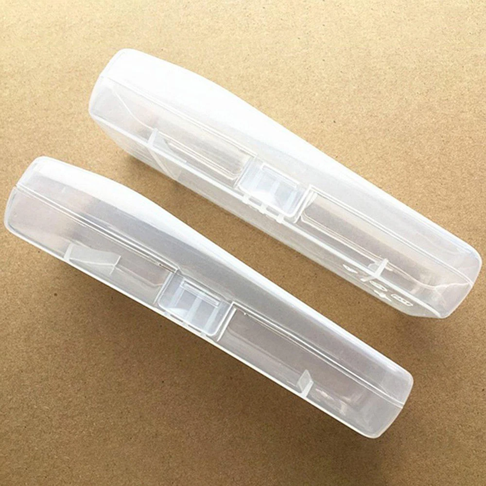 Портативный мужской контейнер для бритья 1 шт. прозрачный пластиковый дорожный