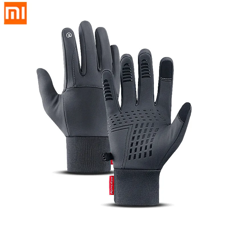 

XiaoMI Mijia Warm Windproof Gloves Touch Screen Water Repellent Non-slip Wear-resistant Riding Sports Gloves Winter