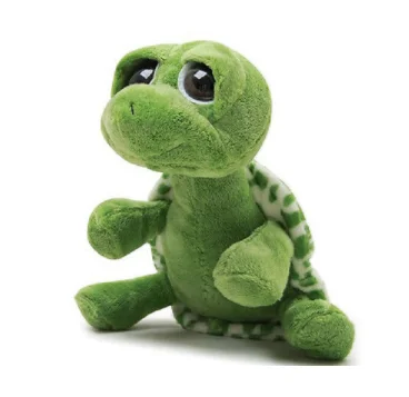 Green Tortoise 20 cm 1 шт. Новинка 20 см Супер Зеленые большие глаза чучела Черепаха Животное Плюшевые Детские игрушки подарок - Цвет: Green Tortoise 20 cm