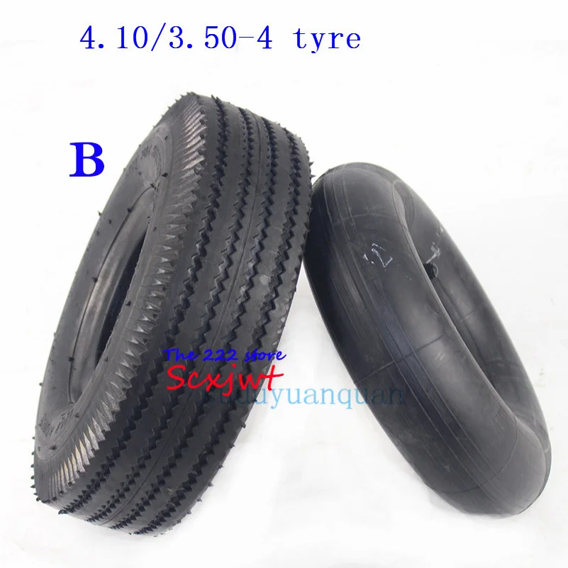 5 вариантов шин 4 10/3 50 410/350 ATV Quad Go Kart 47cc 49cc электрический скутер 10 шина трубка