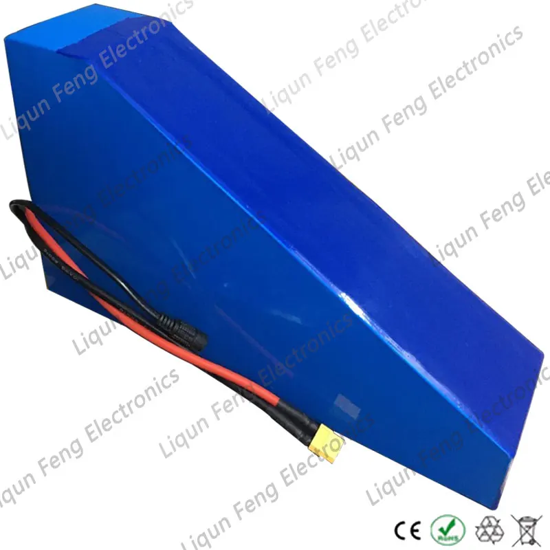 Треугольная батарея для электровелосипеда 2000 Вт 48 В 30 А · ч В|48v lithium battery|lithium battery