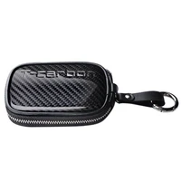 high quality carbon fiber car key bag multi function card package