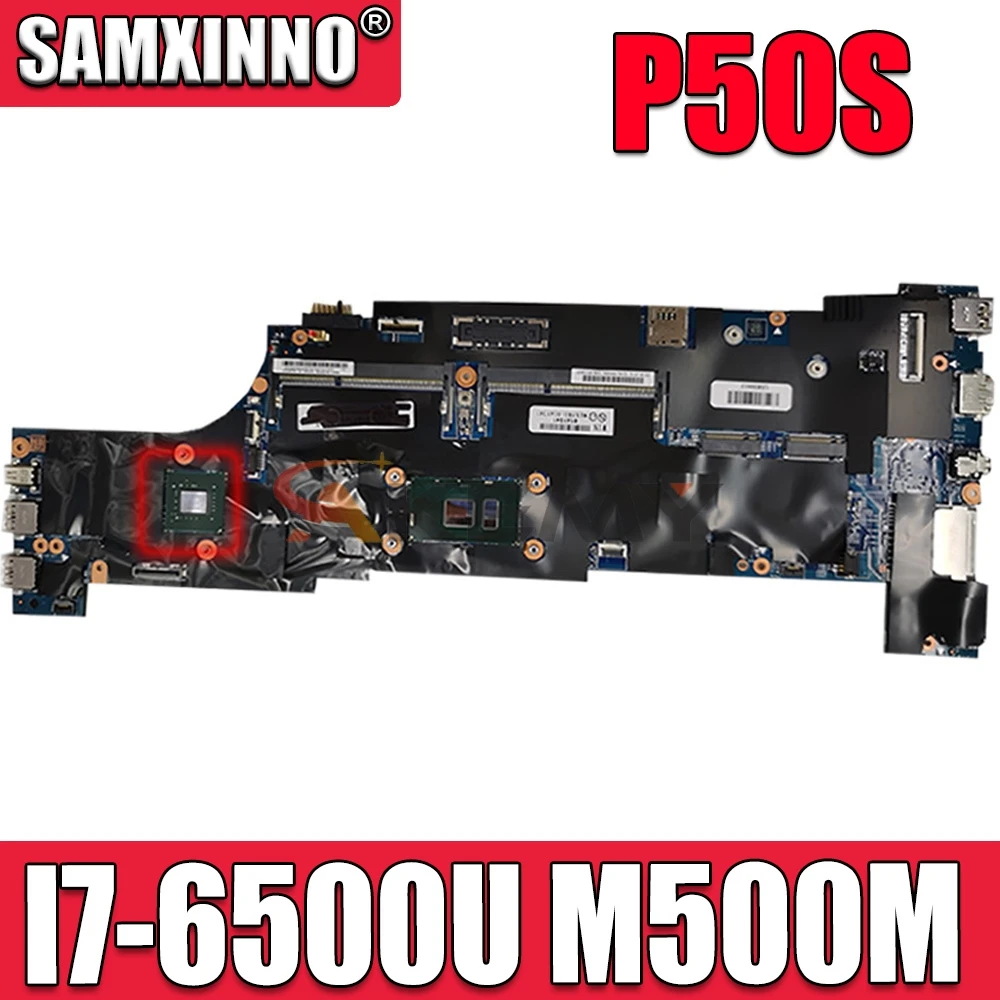 

Akemy материнская плата для ноутбука Lenovo Thinkpad P50S 15,6 ''01AY340 основная плата SR2EZ I7-6500U Квадро M500M видеокарта