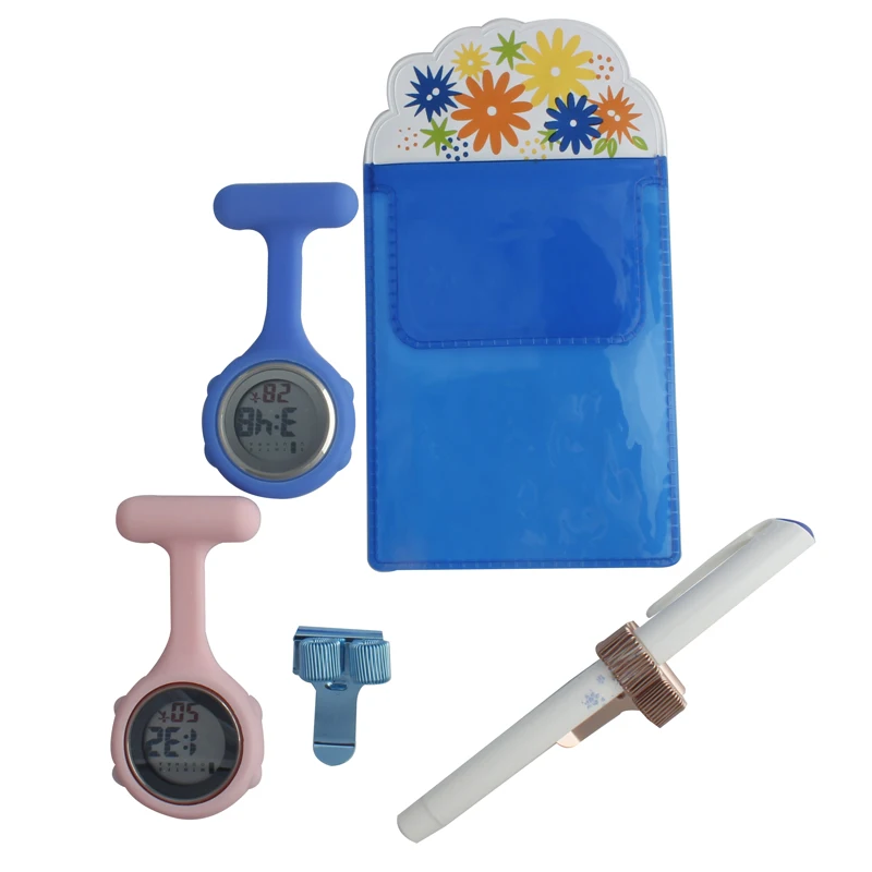 Собачья лапа бабочка FOB цифровые силиконовые медсестры часы Доктор Медсестры