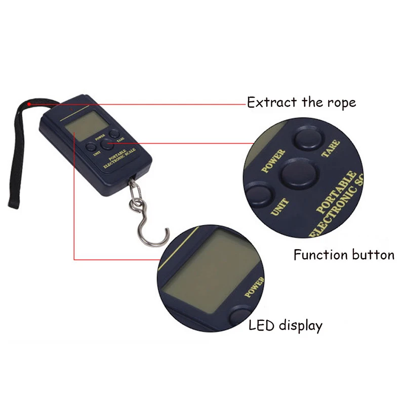 Цифровые Мини-весы Портативные Ручные карманные весы для рыбалки багажа