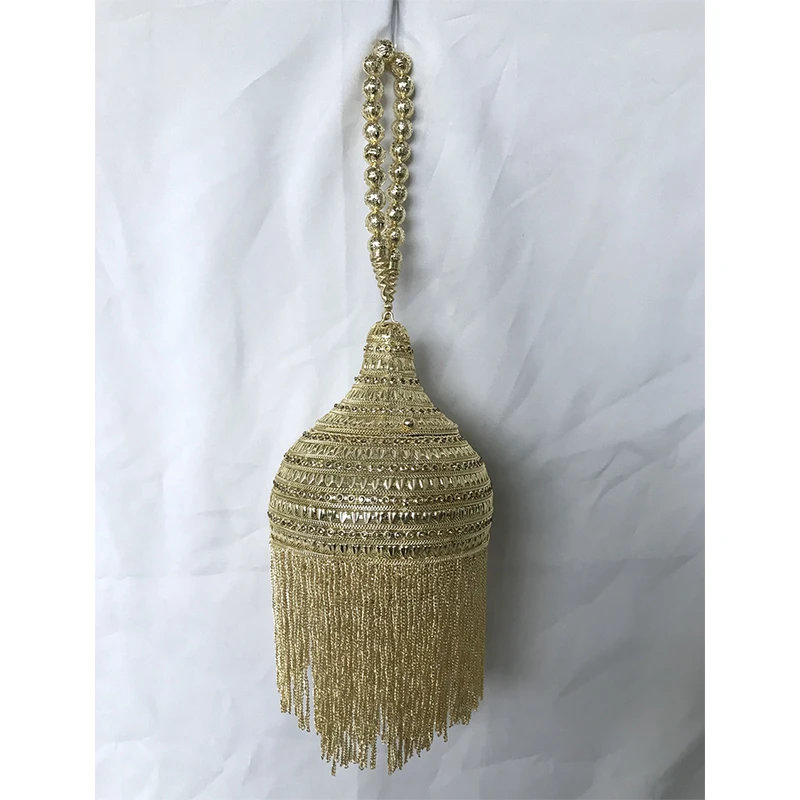 DOYUTIG женский клатч ручной работы в индийском стиле с бисером винтажная сумка