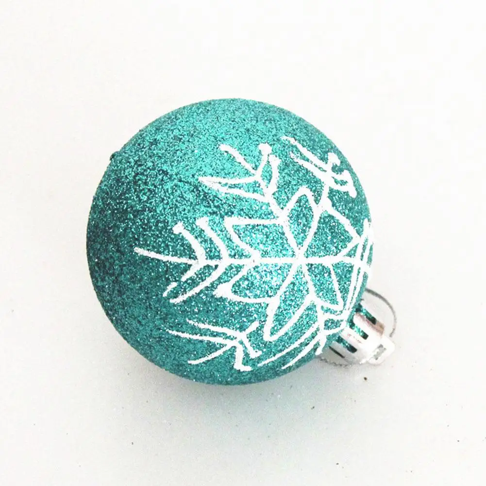 6 см банкетные подвесные шары Рождественская висящая Снежинка печатные