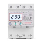 Din Rail 3 фазы Напряжение реле 380V Вольтметр Амперметр и имеет более тонкий Напряжение реле регулировки тока более Напряжение