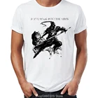 Мужская футболка Artorias The Abysswalker and Sive The Great Wolf Dark Souls, игровая футболка с потрясающим принтом