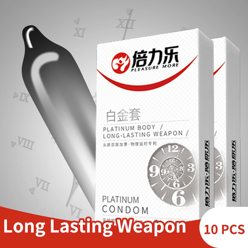 презервативы 10 шт насадка на член долговечные двухслойная Защита Горячая