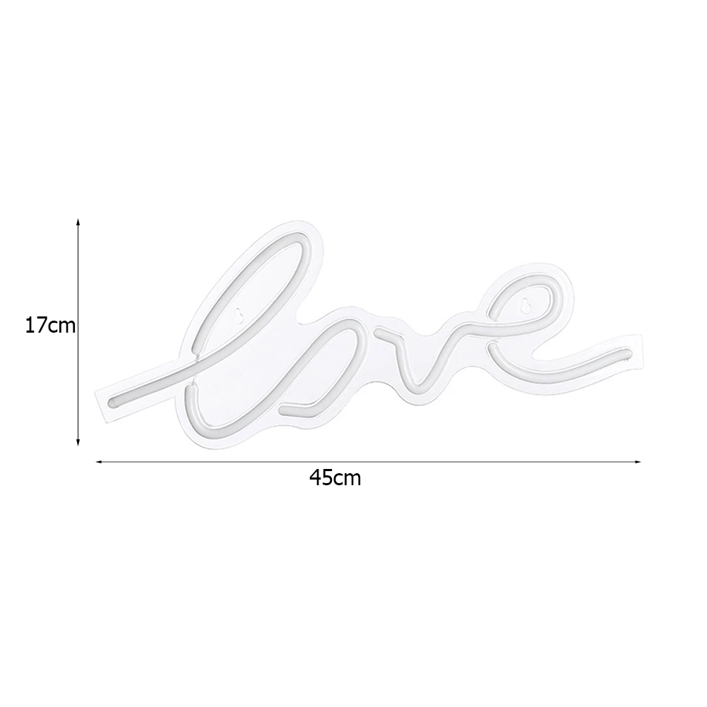 

Neon Light Sign LED USB Tabletop Night Lamp Room Home Party Decor Xmas Gift Wall Light Party Wedding Decoration