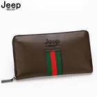 Мужской кошелек JEEP BULUO, из искусственной кожи, с отделением для монет и карт