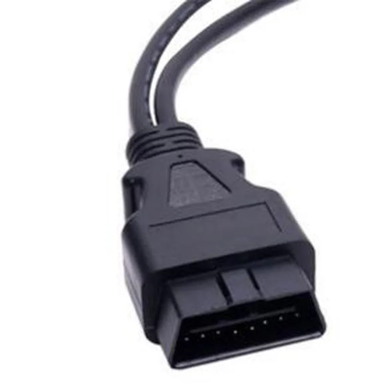 Универсальный Переходник OBDII OBD II OBD2 16 контактный штекер гнездо Y образный