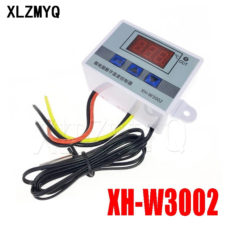 W3002 DC 12V 24V AC 110V 220V светодиодный цифровой терморегулятор Термостат Температура