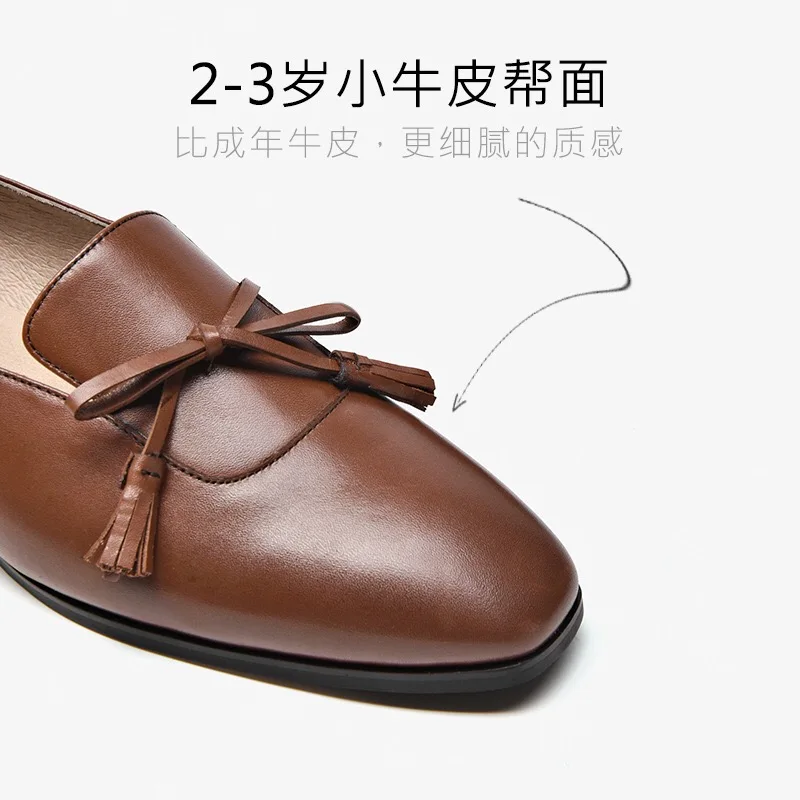 2020 Бесплатная доставка Женские балетки ручной работы из натуральной кожи с