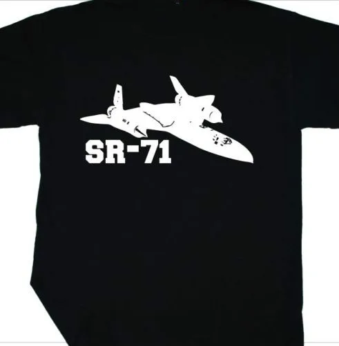 SR-71 футболка с изображением черного дрозда (Avion Mach etats Unis Air Force) | Мужская одежда