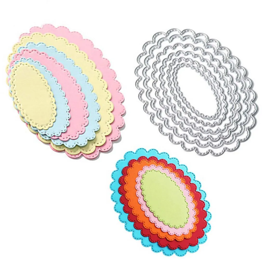 Металлические режущие штампы квадратное сердце круг die Прямоугольник Овальный