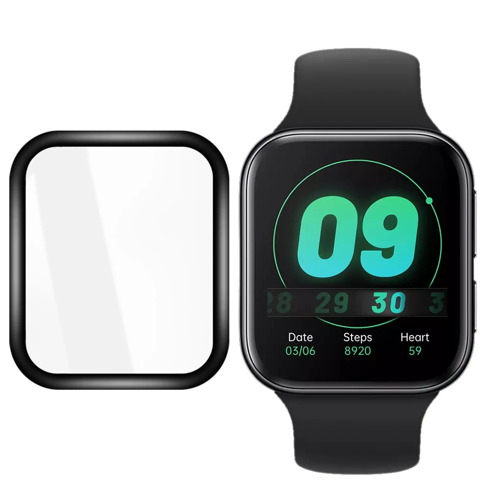 Защитная 3d-пленка из мягкого стекловолокна для часов OPPO Watch 2 41 мм 42 46 Защита