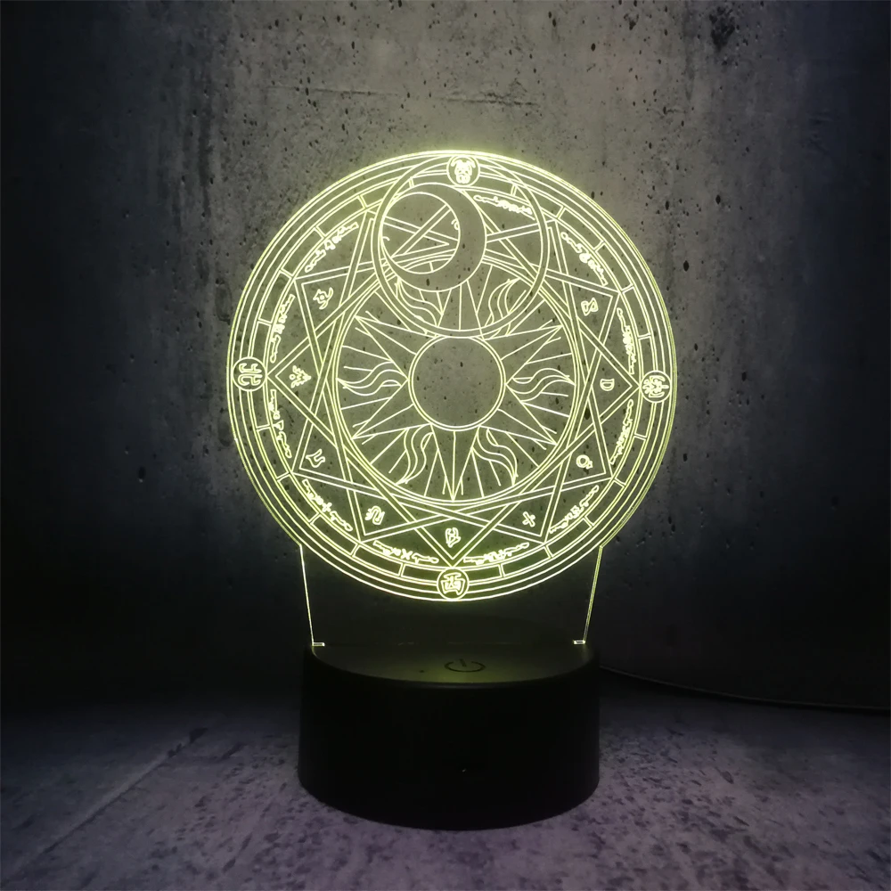 Волшебный набор для девочек 3d лампа USB разноцветный Ночной светильник