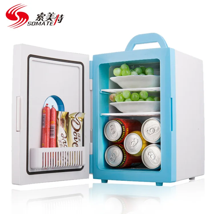 

12V/ 220V Somet 10L автомобильный холодильник для домашнего общежития мини-холодильник косметическая маска холодильник для свежести