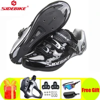2021sidebike road cycling shoes racing bicycle shoes sapatilha ciclismo sneakers breathable bicycle shoes