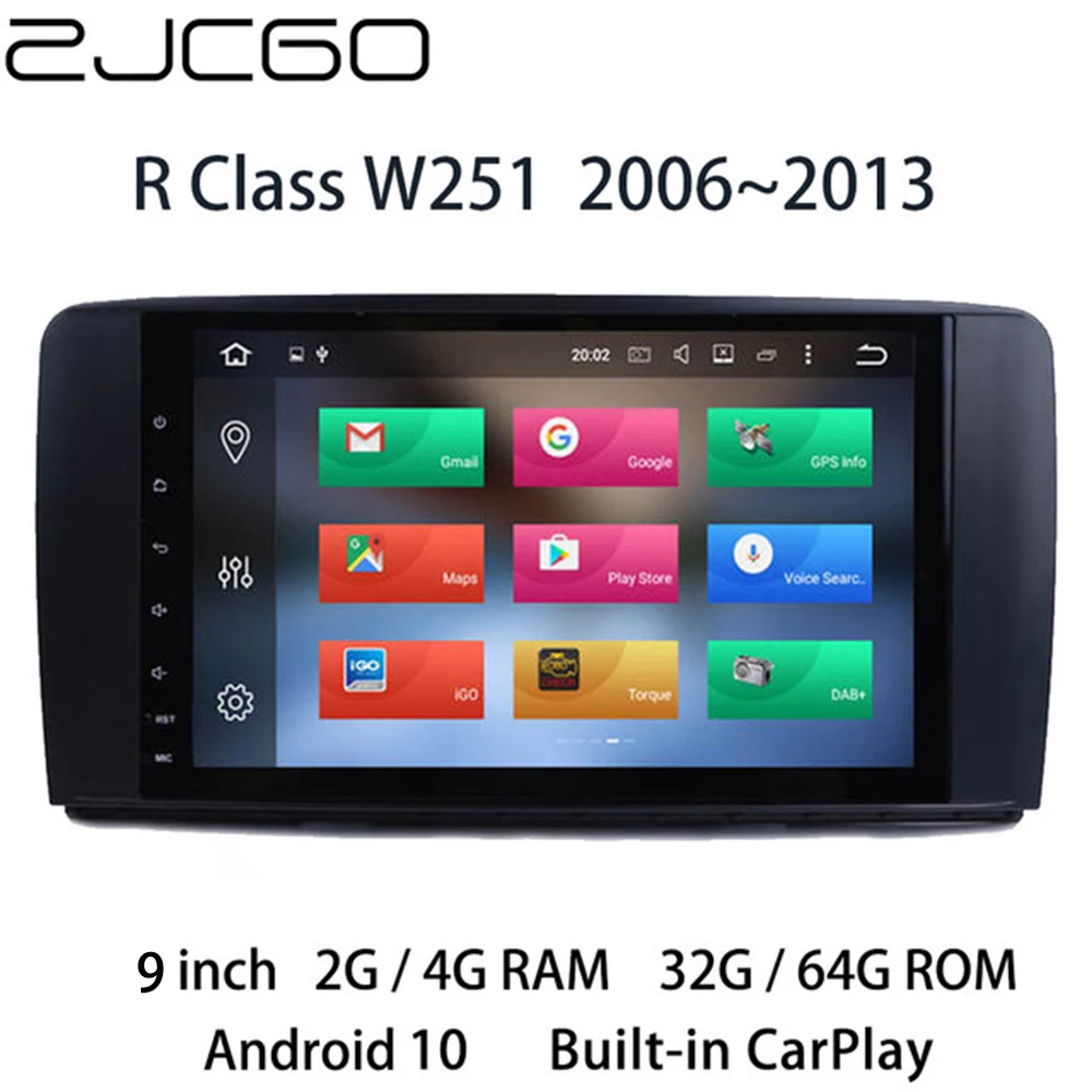 

Car Multimedia Player Stereo GPS DVD Radio Navigation NAVI Android Screen Monitor for Mercedes Benz R Class W251 R300 R320 R350