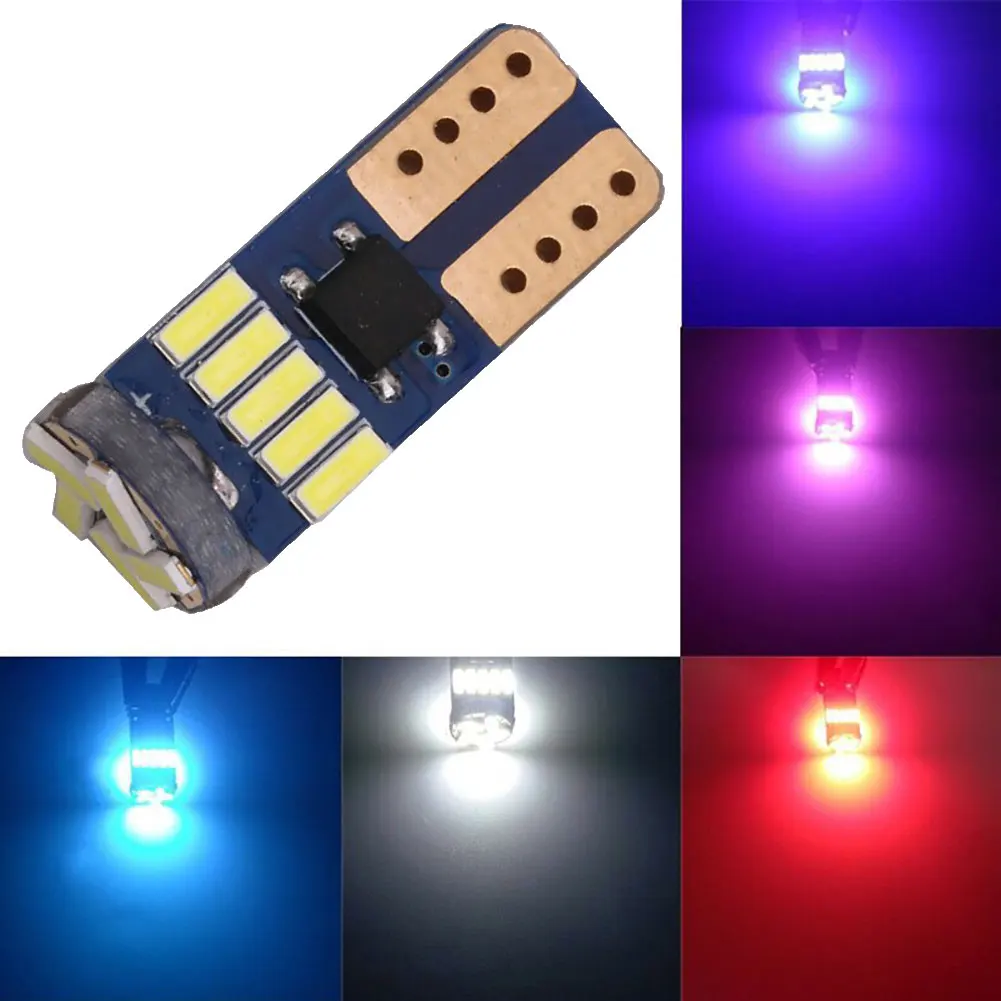 T10 4014 W5W LED Canbus безотказный автомобильный номерной знак светодиодный светильник