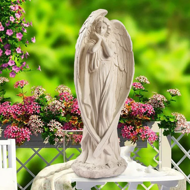 

2022 скандинавские Крылья Ангела из смолы аксессуары для дома гостиная настольный шкаф скульптура ремесла садовый двор парк фигурки