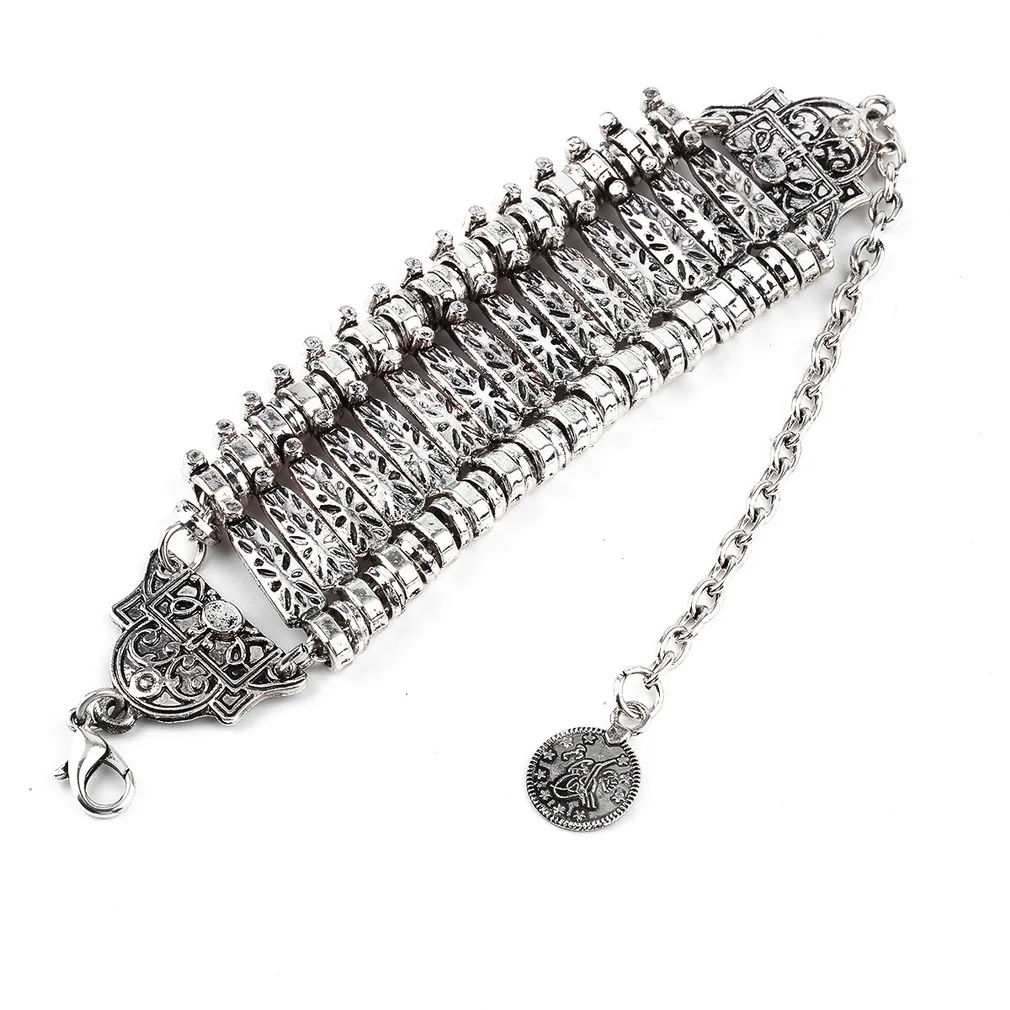 Панк стиль толстый богемный Луна ребенок турецкий Серебряный анталийский