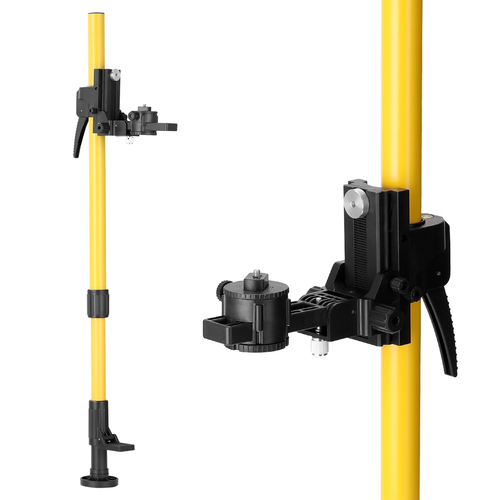 

tripod for laser level Max 4.2m Height Adjustable Line Leveler Stand Bar for Laser Level Bracket 1/4'' Thread Lift Extend Holder