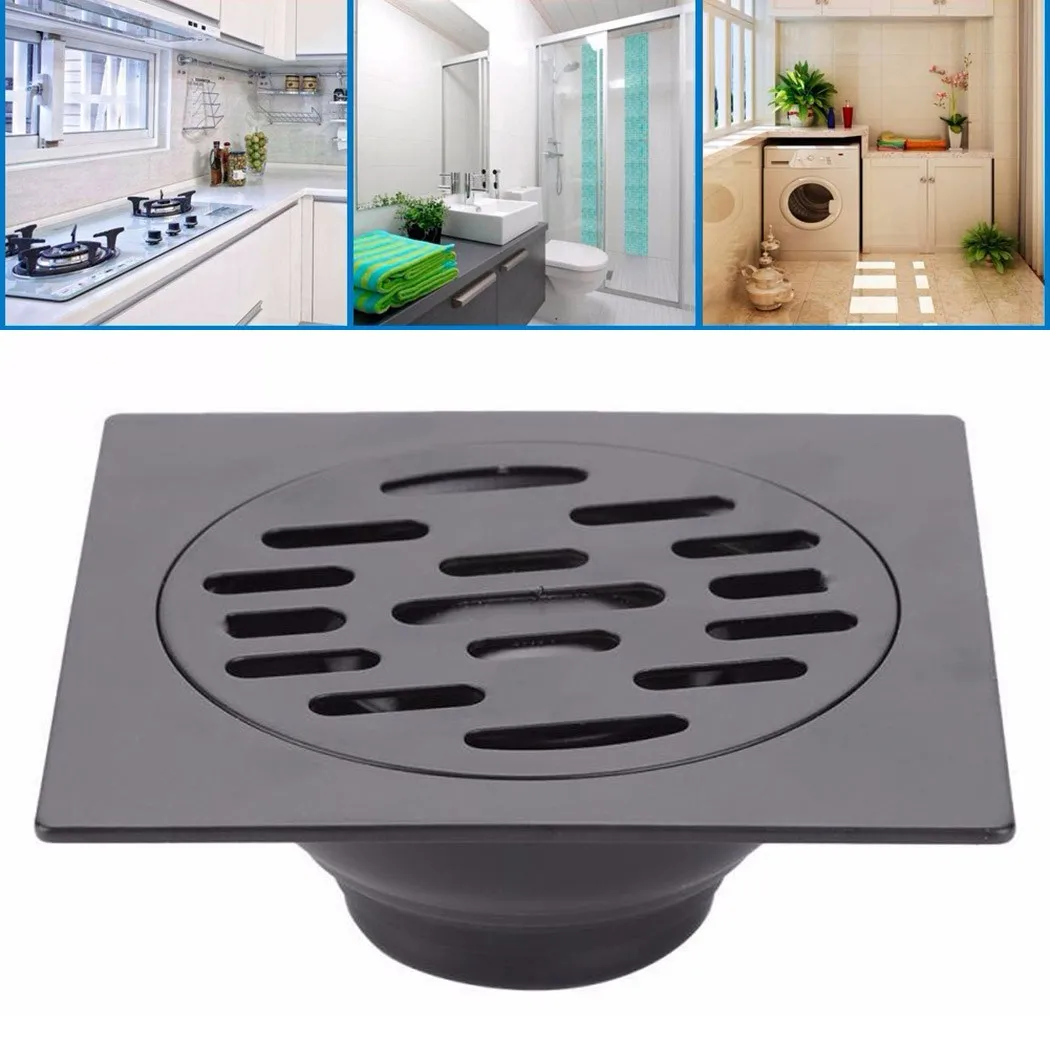 

1PC Stainless Steel High Quality Heavy Duty Home Bathroom Shower Deodorizing Floor Drain Avoids Bathroom Clogging Up