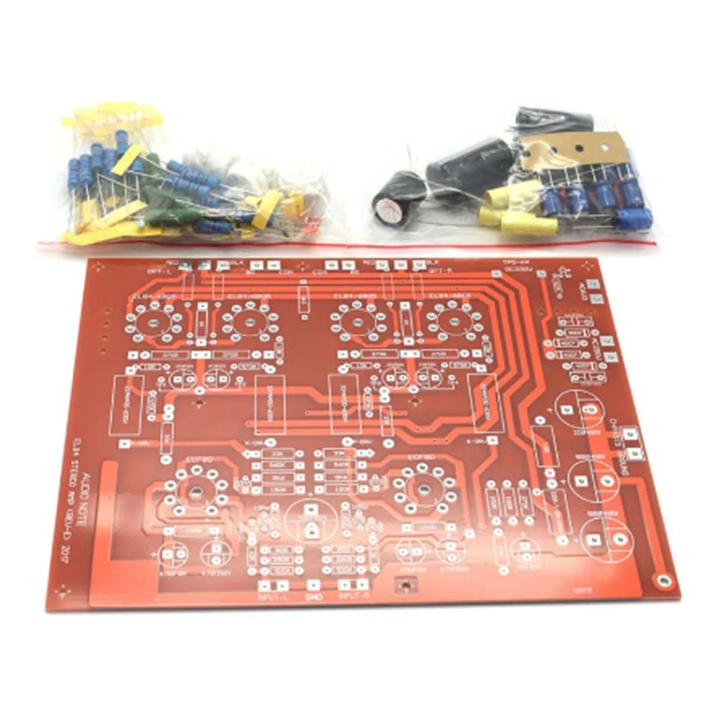 

Hi-End Stereo Push-Pull EL84 Vaccum Tube Amplifier PCB DIY Kit with Capacitance D4-004